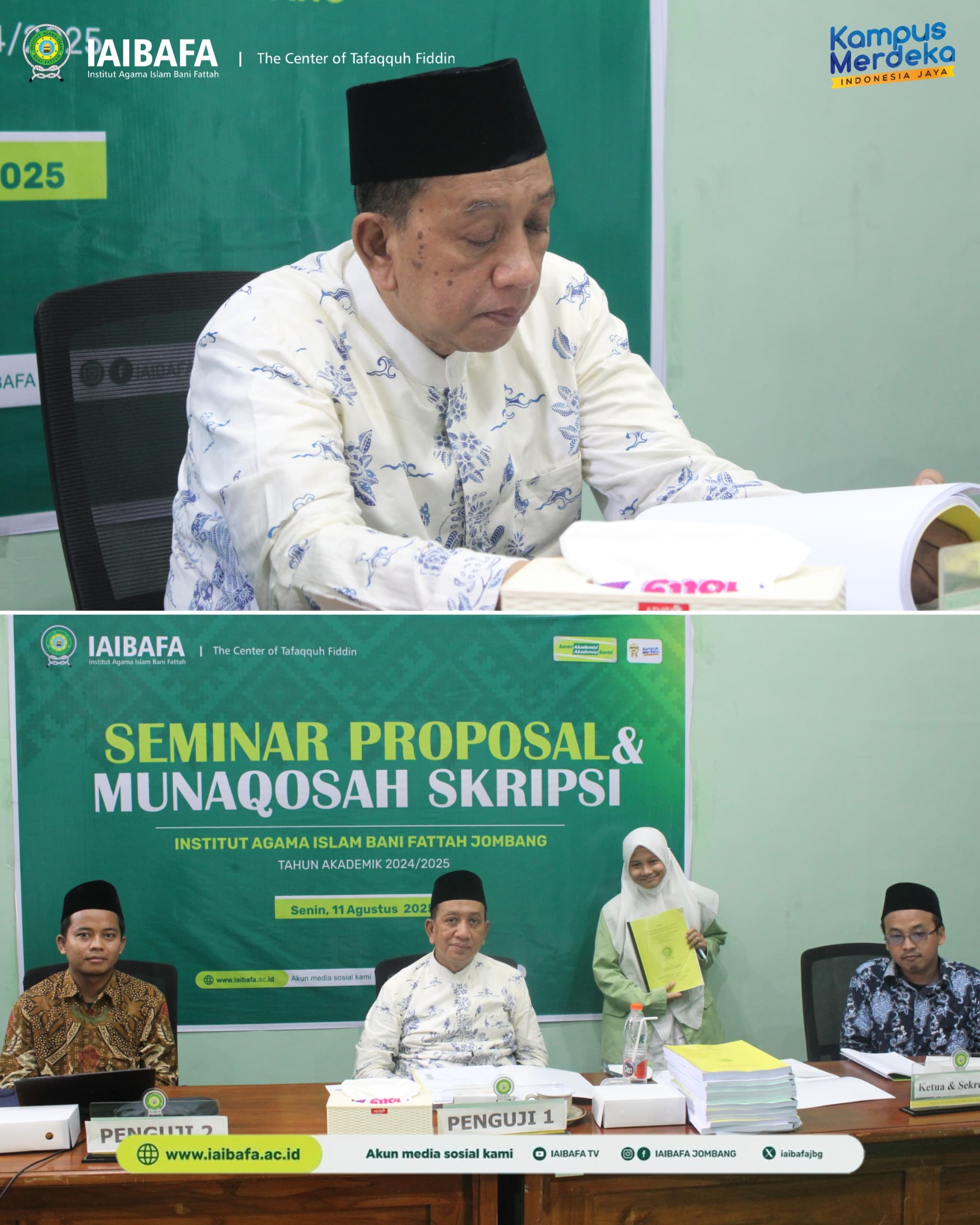 Prodi Ekonomi Syariah IAIBAFA Selenggarakan Seminar Proposal dan Munaqasyah Skripsi untuk Mahasiswa Semester Akhir